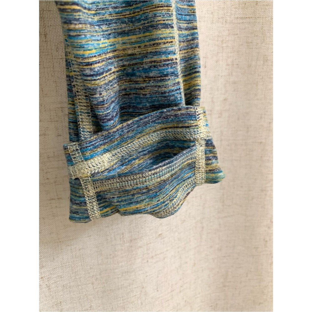 lululemon Surge Warm Blue Yellow Space-Dye Quarter-Zip Hoodie Large - Picture 8 of 16